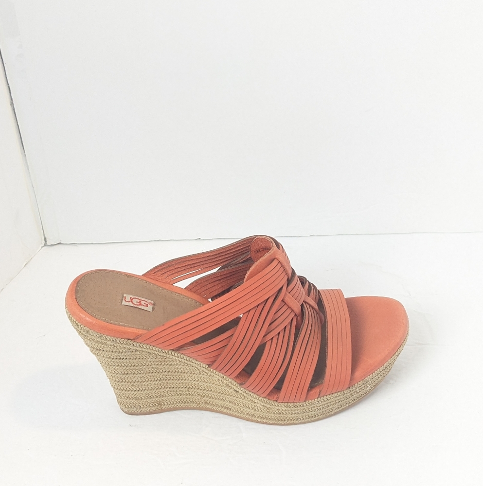 UGG Orange leather Melinda Wedges - Picture 2 of 16
